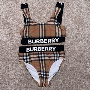 💯% Auth. Burberry Bikini Bathing Suit Sz 2Y